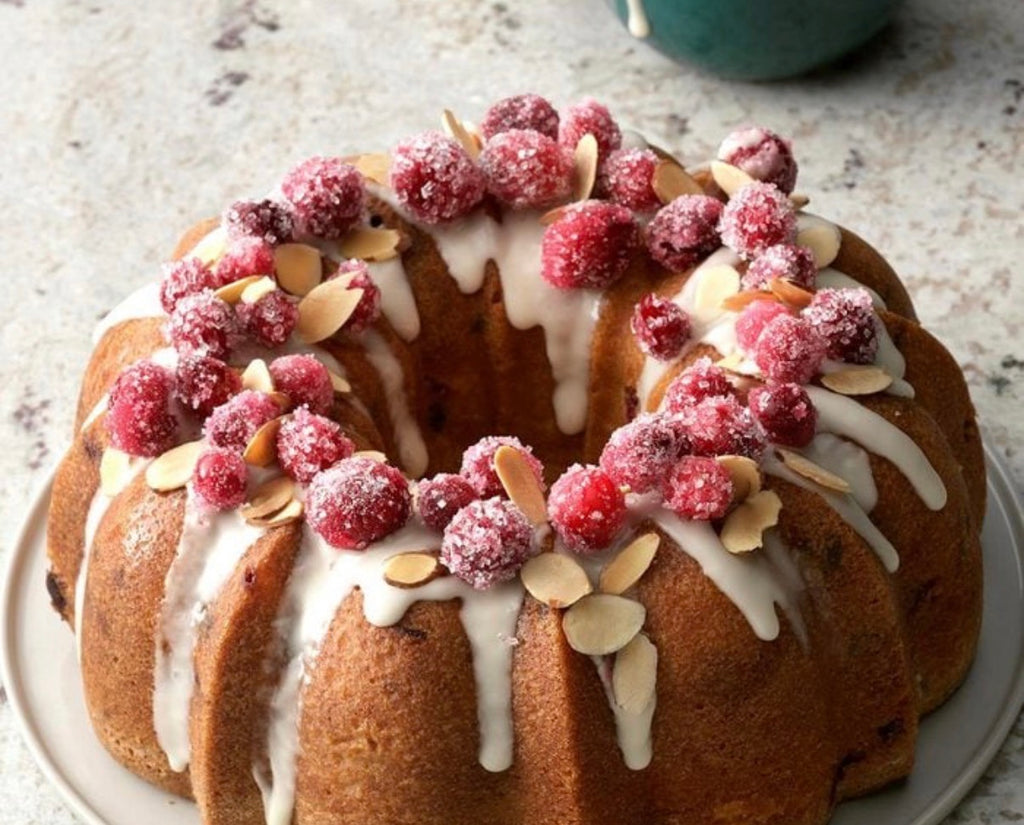 Lemon Raspberry pound cake