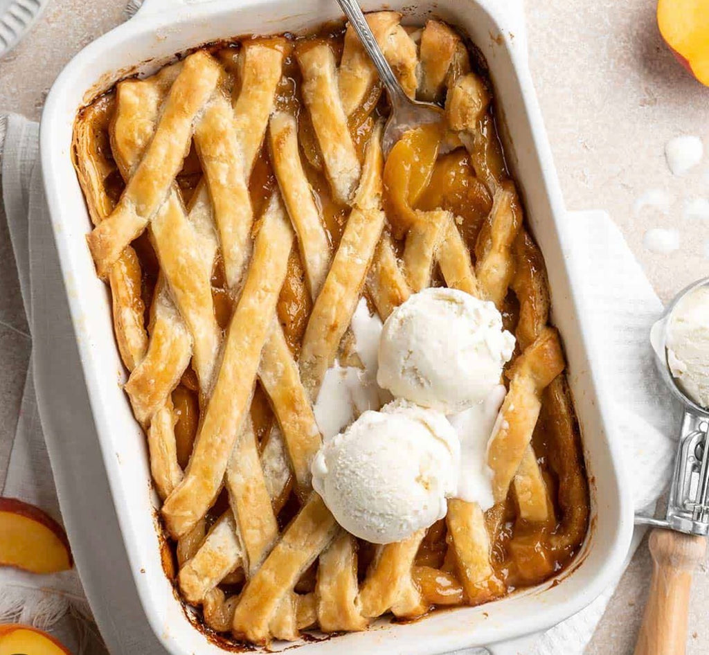 Peach Cobbler Pound Cake