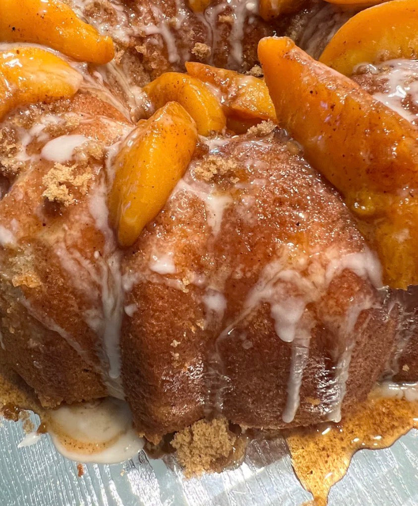 Peach Cobbler Pound Cake