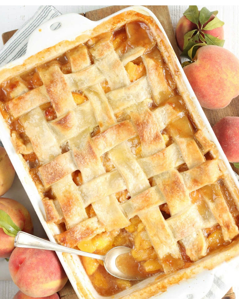 Peach Cobbler Pound Cake